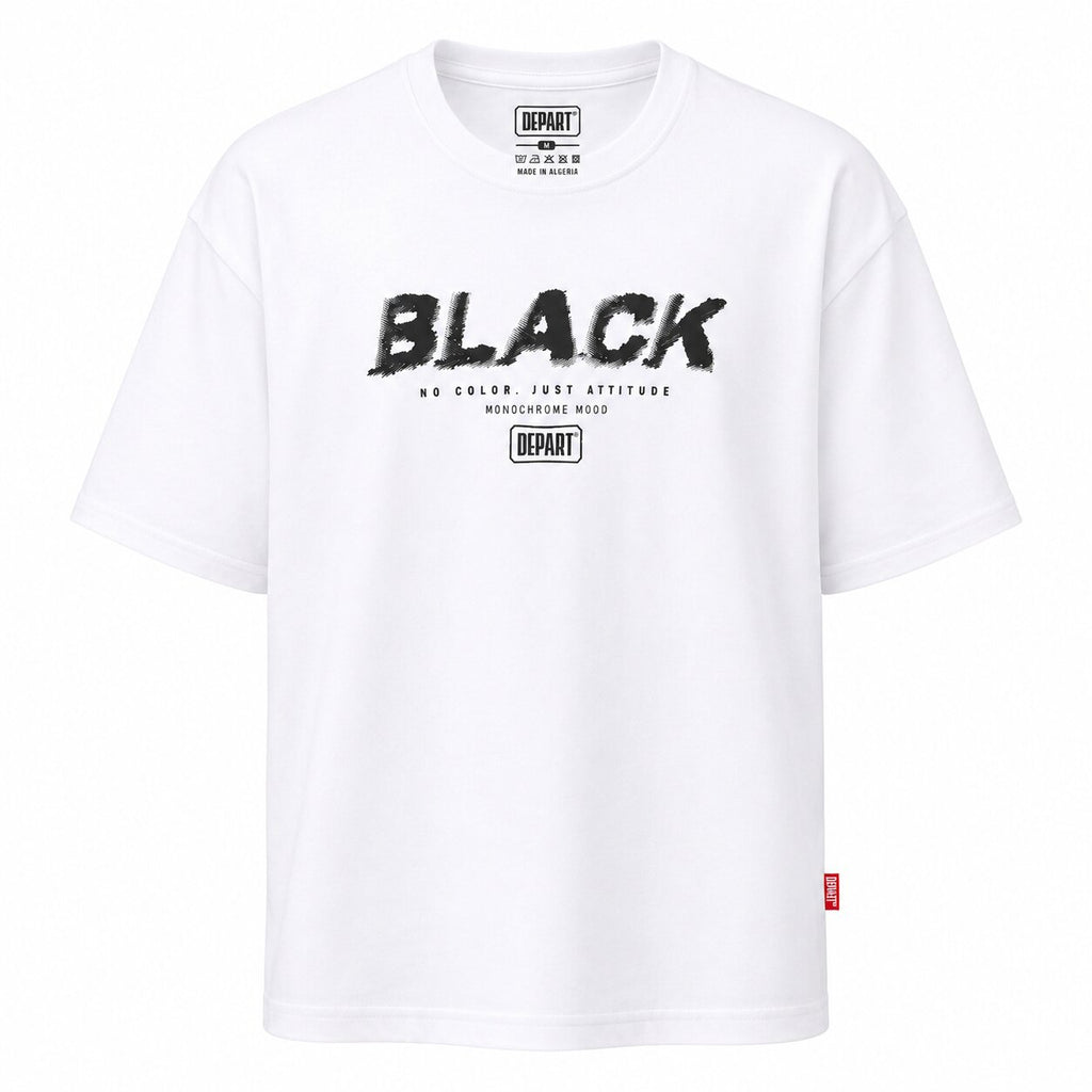 Départ Homme T-shirt Oversize Blanc