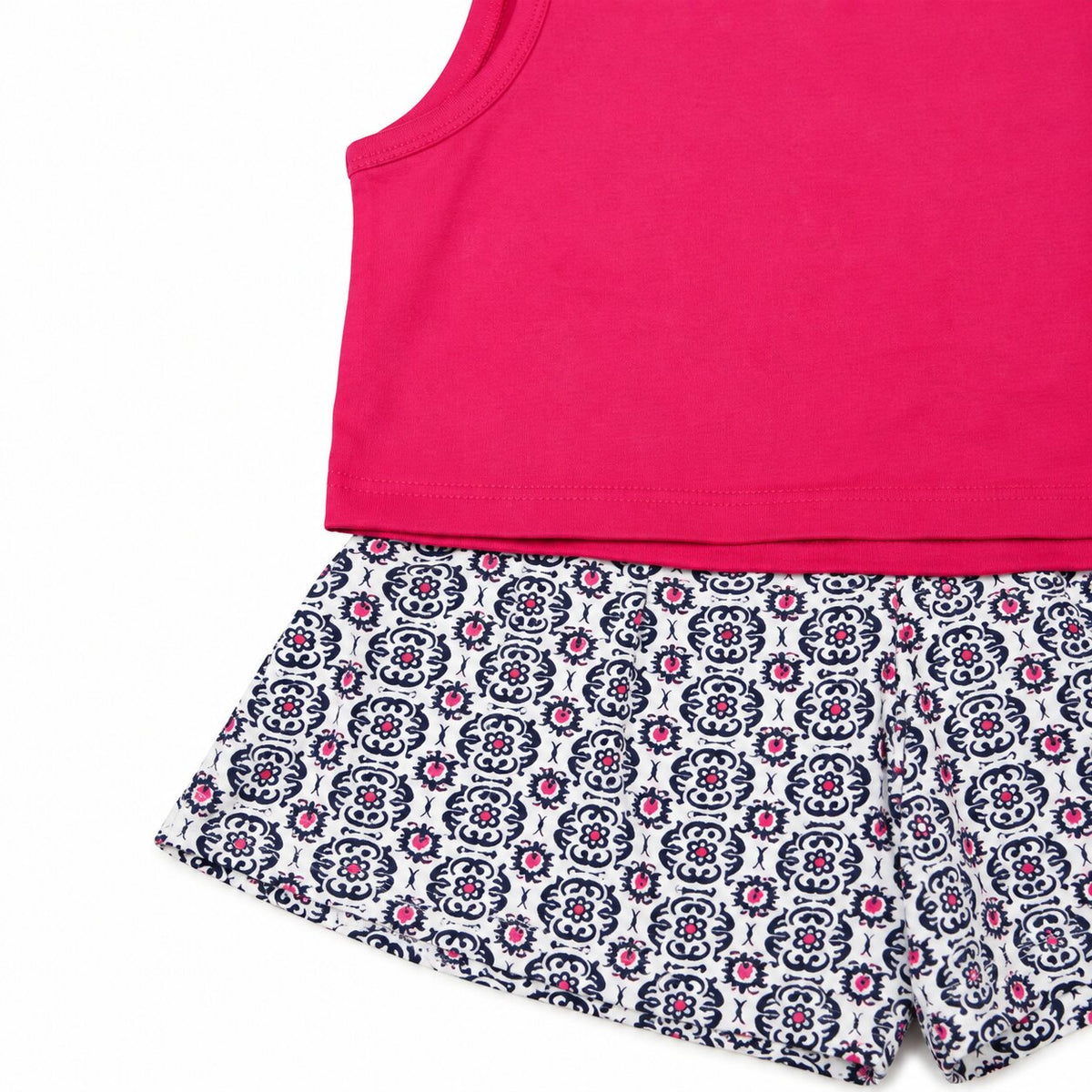 Pyjama d'Été Femme Rose
