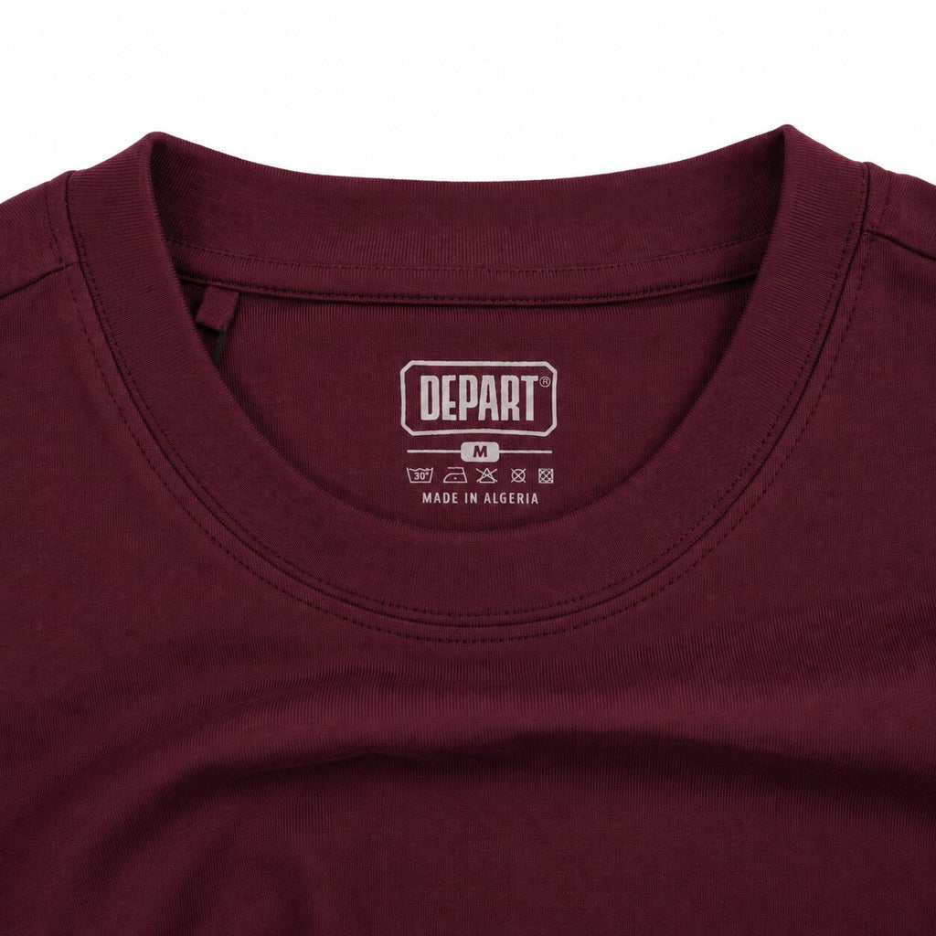 Départ Homme T-shirt Oversize Bordo