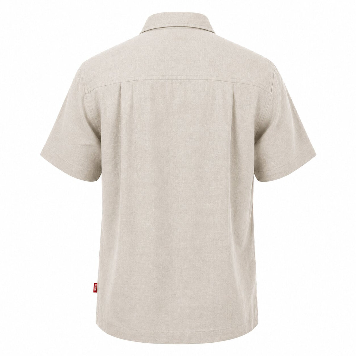 Départ Homme Chemise en Lin Beige