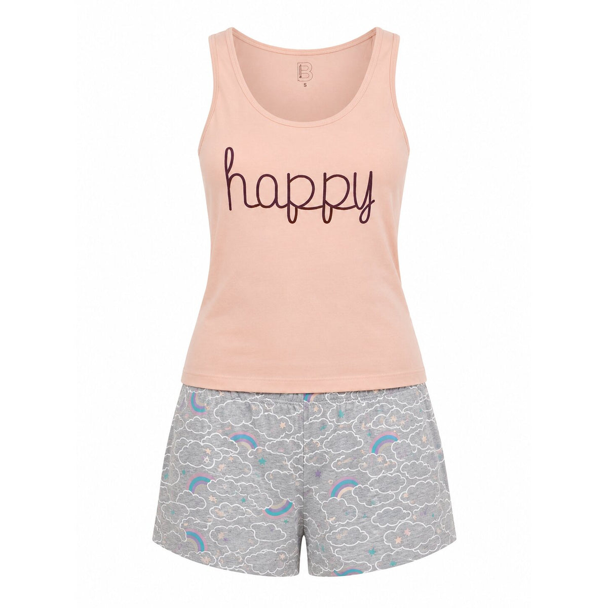 Pyjama d'Été Femme Rose