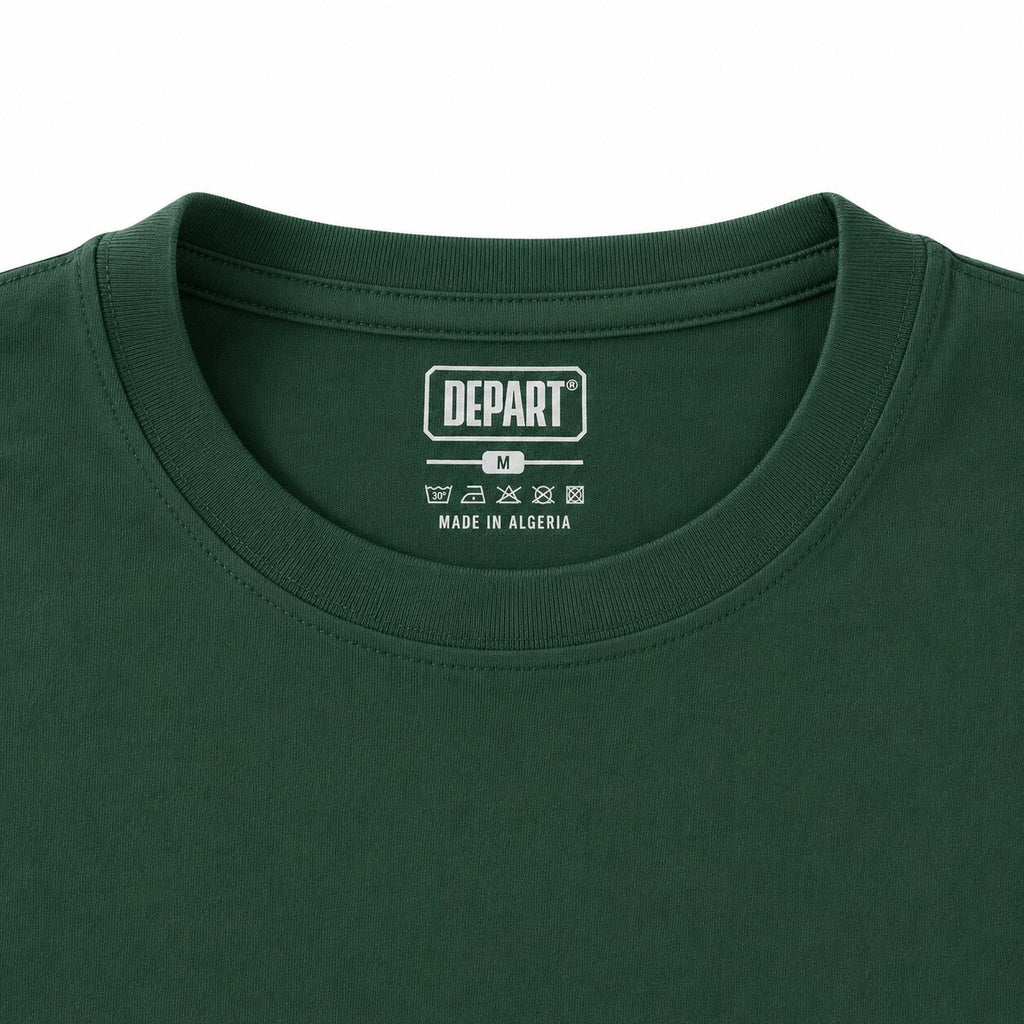 Départ Homme T-shirt Oversize Vert