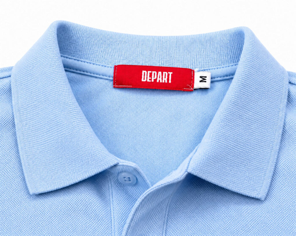 Départ T-shirt Homme Polo-Blue