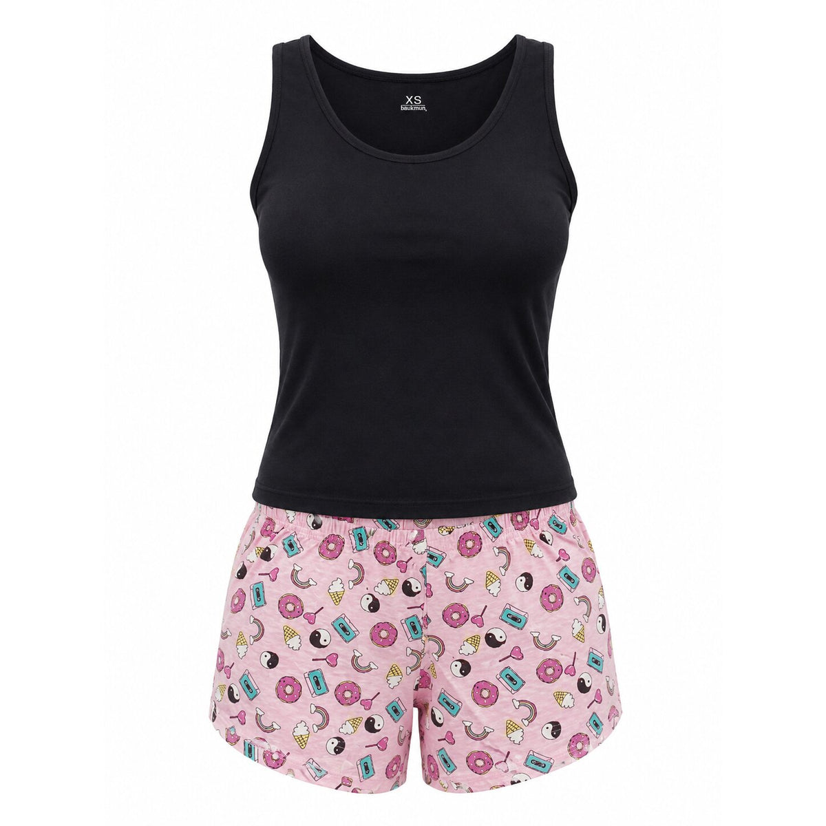 Pyjama d\'Été Femme Noir