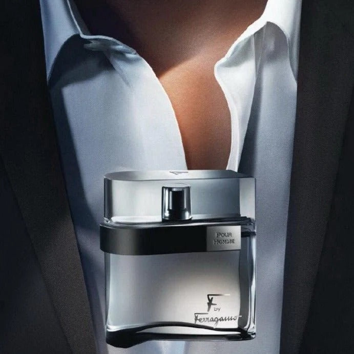 Salvatore Ferragamo  Men's F Pour Homme Black EDT Spray 1.7 oz Fragrances 50ml