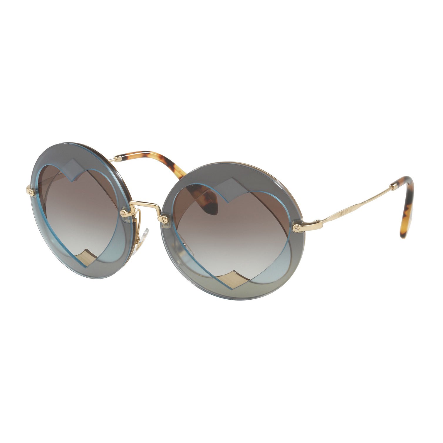 Miu Miu Round Sunglasses MU 01SS