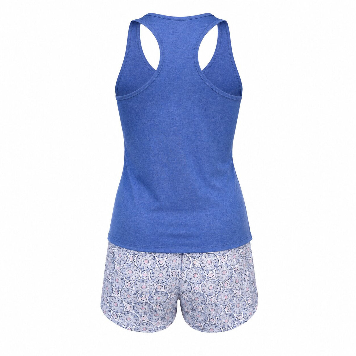 Pyjama d'Été Femme Bleu