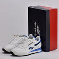 REEBOK CLASSIC LEATHER WHITE/BLUE/BLACK
