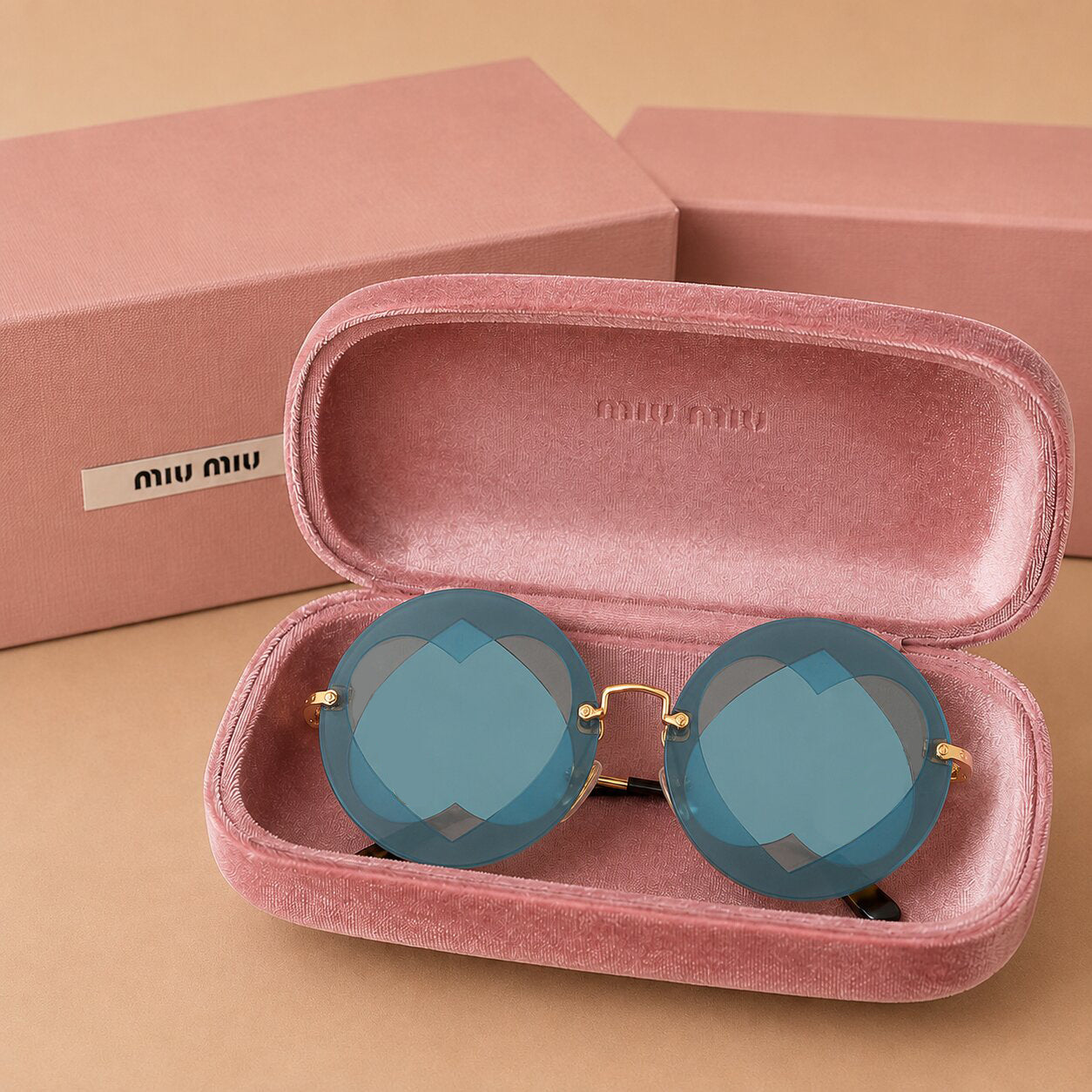 Miu Miu Round Sunglasses MU 01SS
