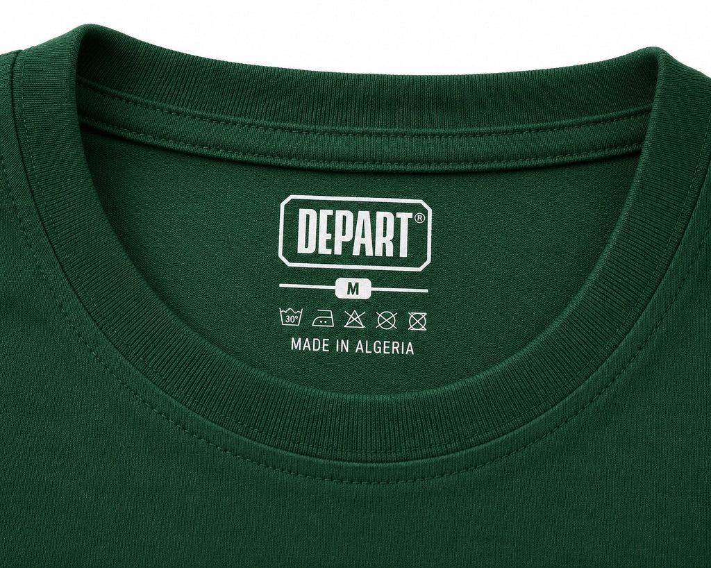 Départ Homme T-shirt Oversize Vert