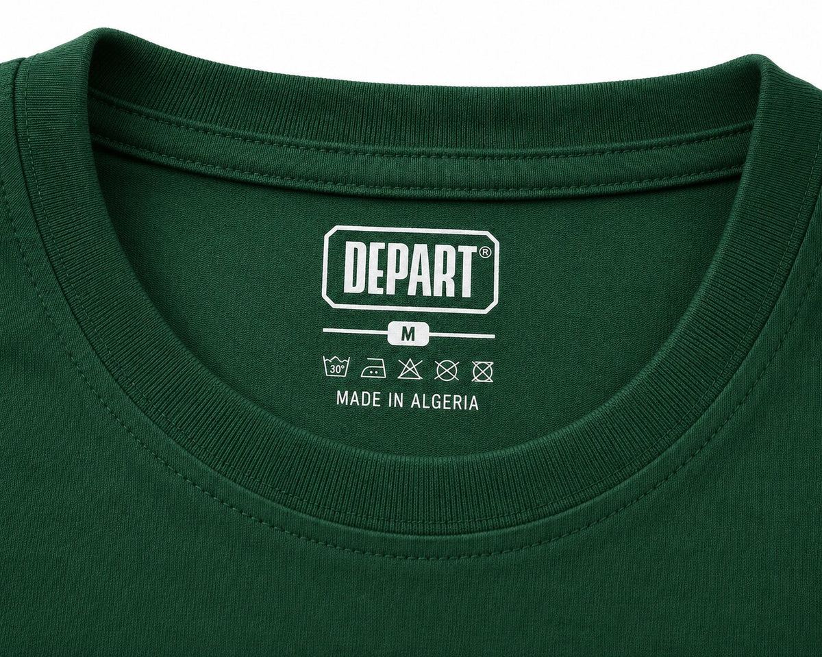 Départ Homme T-shirt Oversize Vert