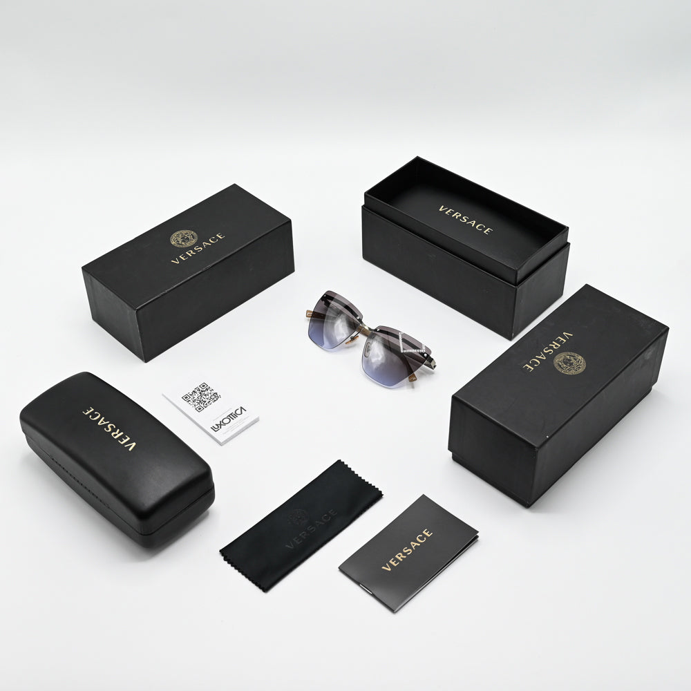 Versace Irregular Metal Sunglasses VE2190