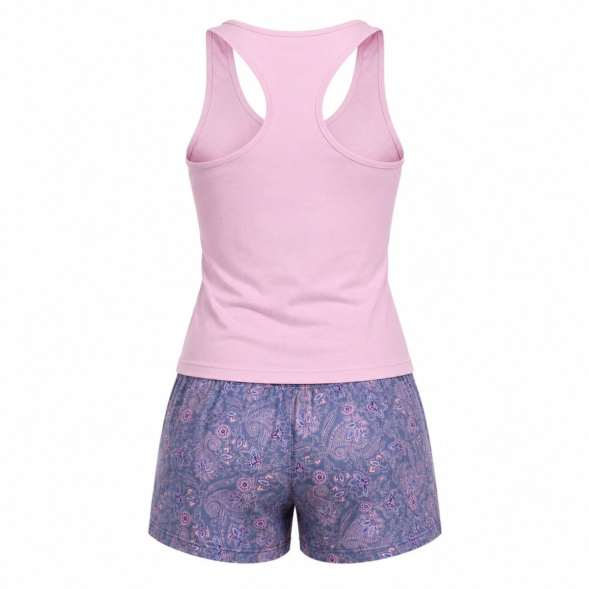 Pyjama d'Été Femme Rose