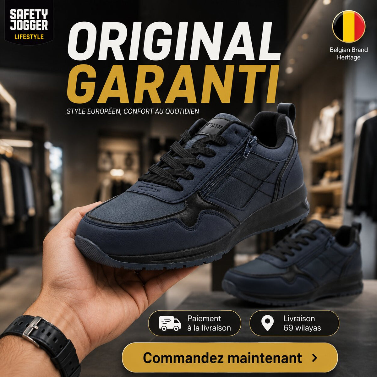 Safety Jogger Basket Homme