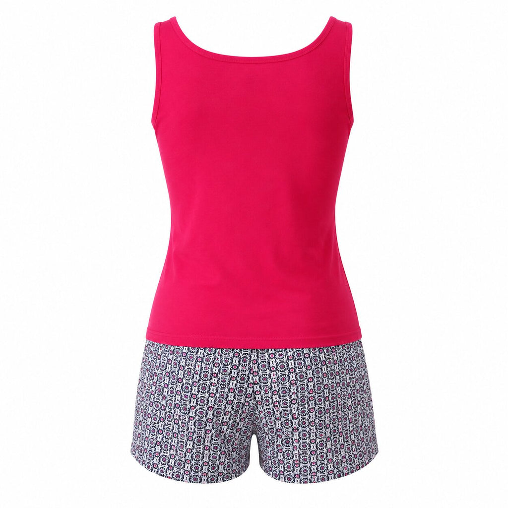 Pyjama d'Été Femme Rose