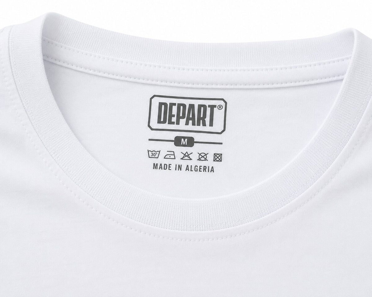 Départ Homme T-shirt Oversize Blanc