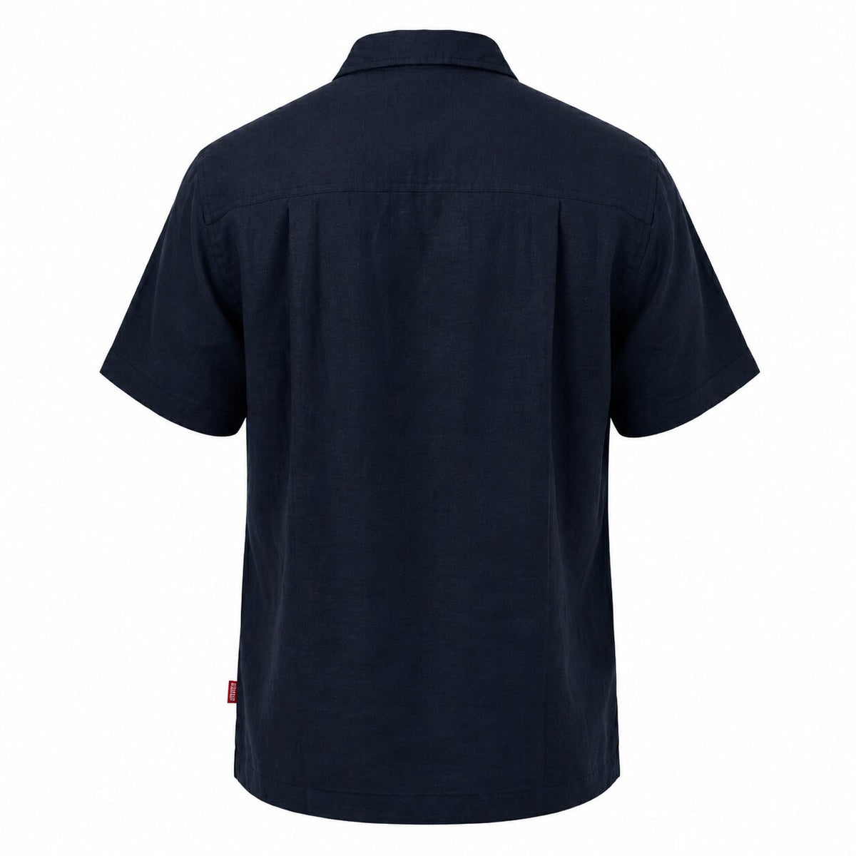 Départ Homme Chemise en Lin Navy