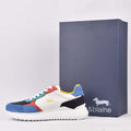 HARMONT AND BLAINE SCARPA UOMO CAMOSCIO AZZURRO
