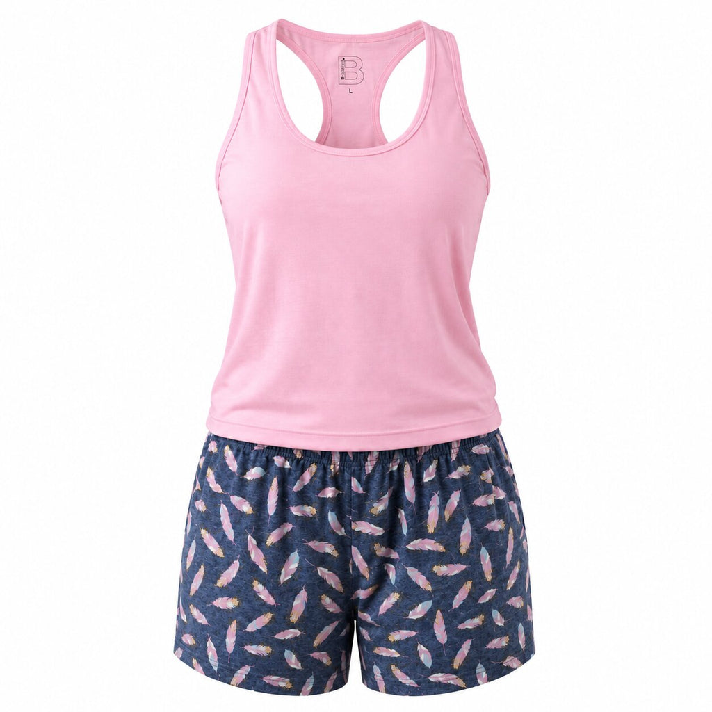 Pyjama d'Été Femme Rose