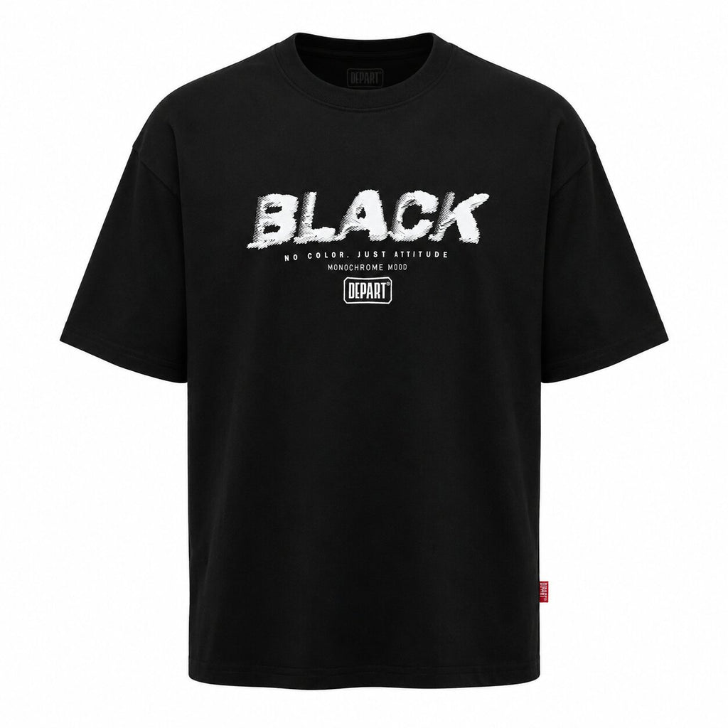Départ Homme T-shirt Oversize Black