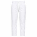 Départ Homme Pantalon en Lin Blanc