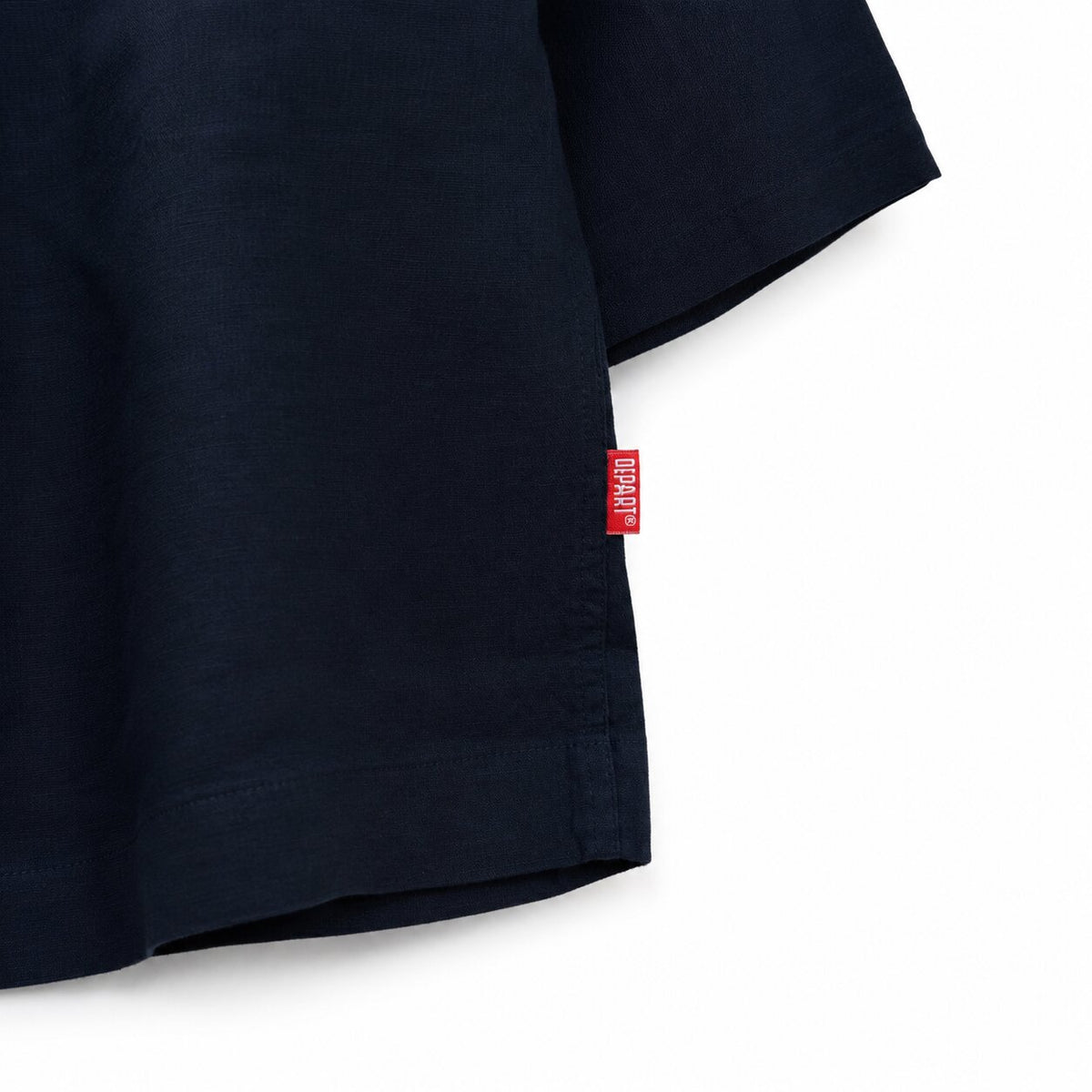 Départ Homme Chemise en Lin Navy