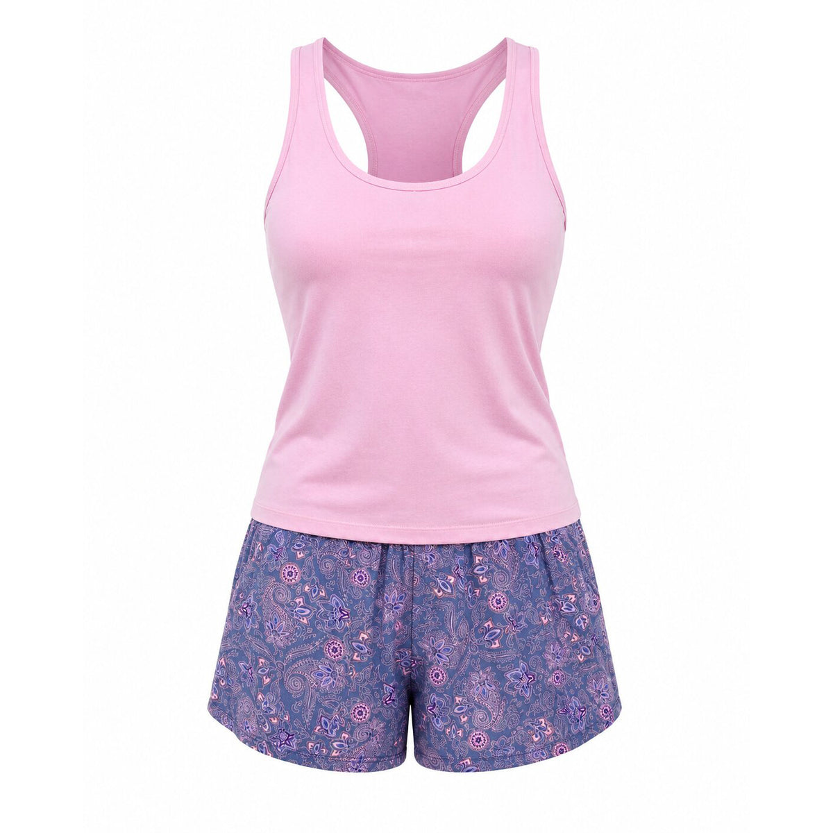Pyjama d'Été Femme Rose