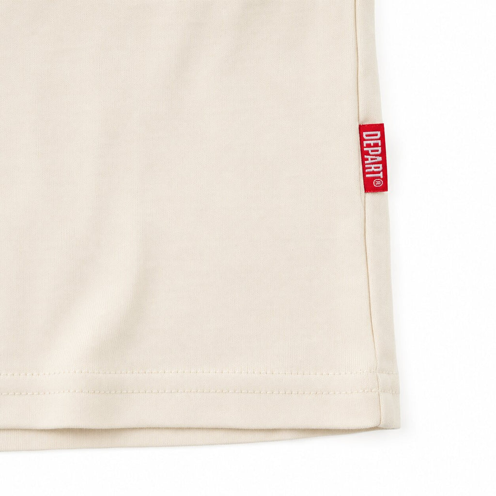 Départ Homme T-shirt Oversize-Beige