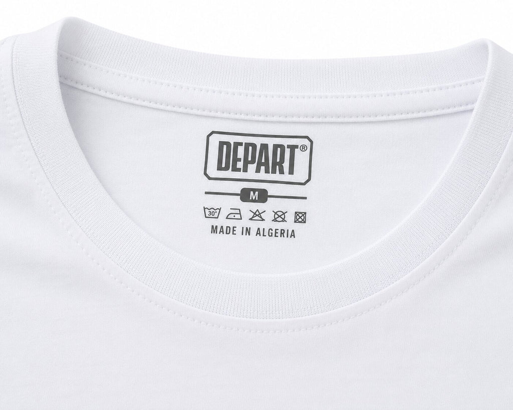 Départ Homme T-shirt Oversize Blanc