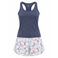 Pyjama d'Été Femme Bleu