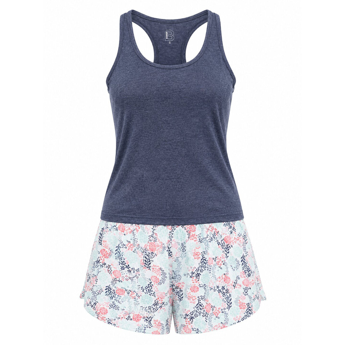 Pyjama d'Été Femme Bleu