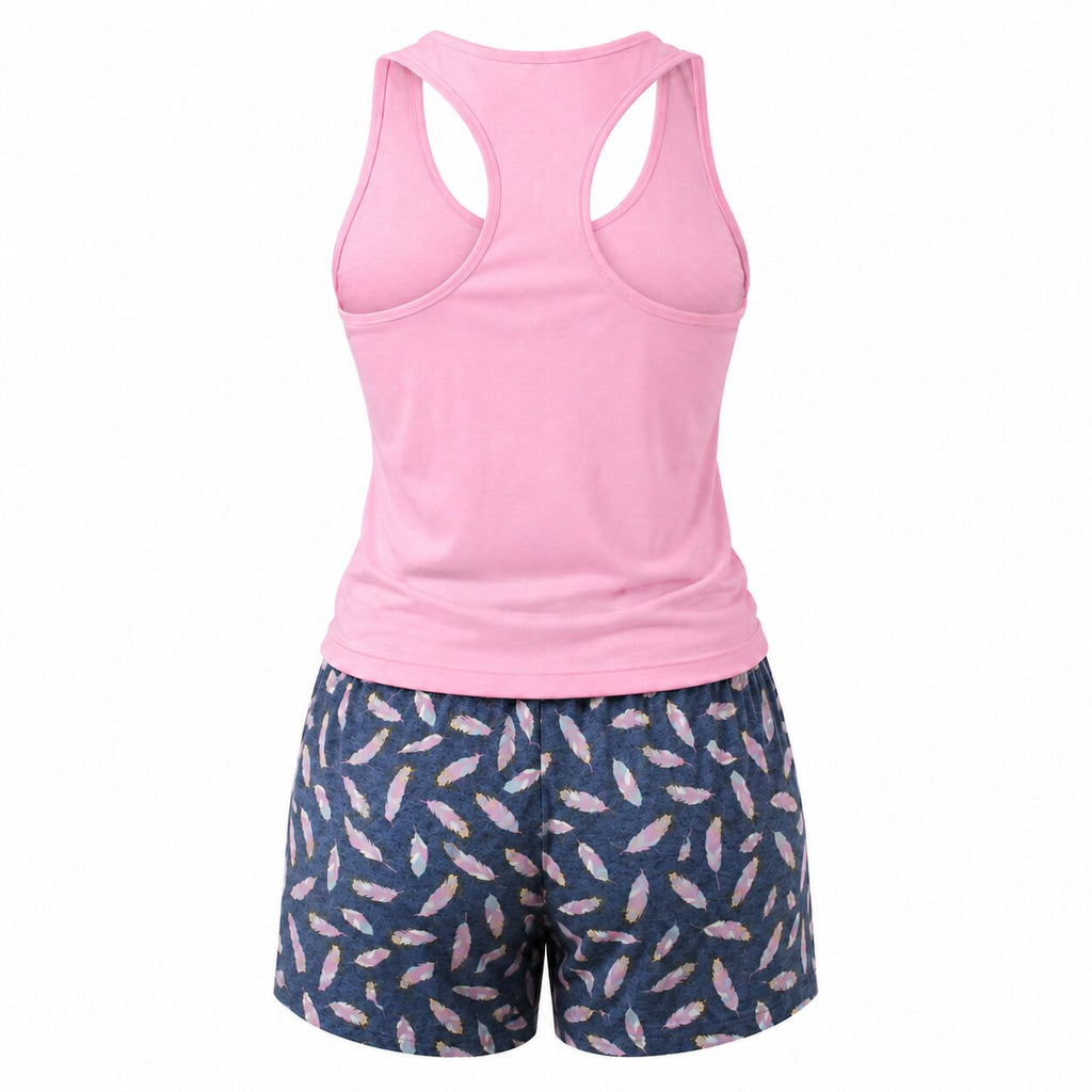 Pyjama d'Été Femme Rose