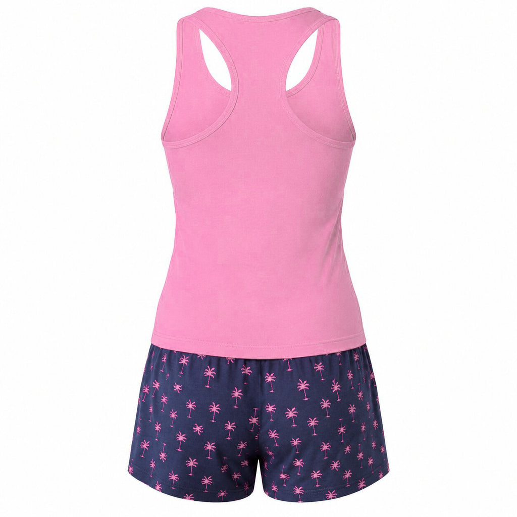 Pyjama d\'Été Femme Rose
