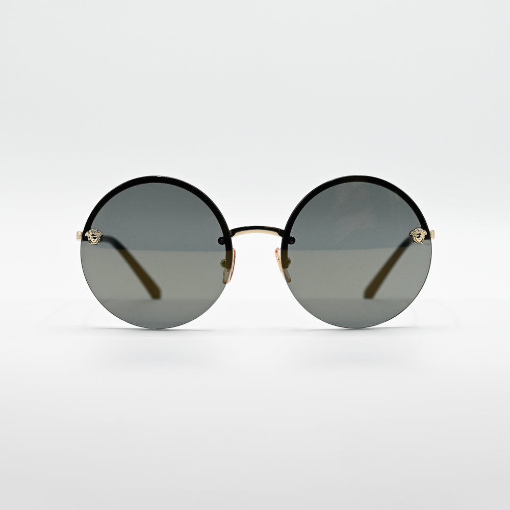 Versace Round Metal Sunglasses VE2176