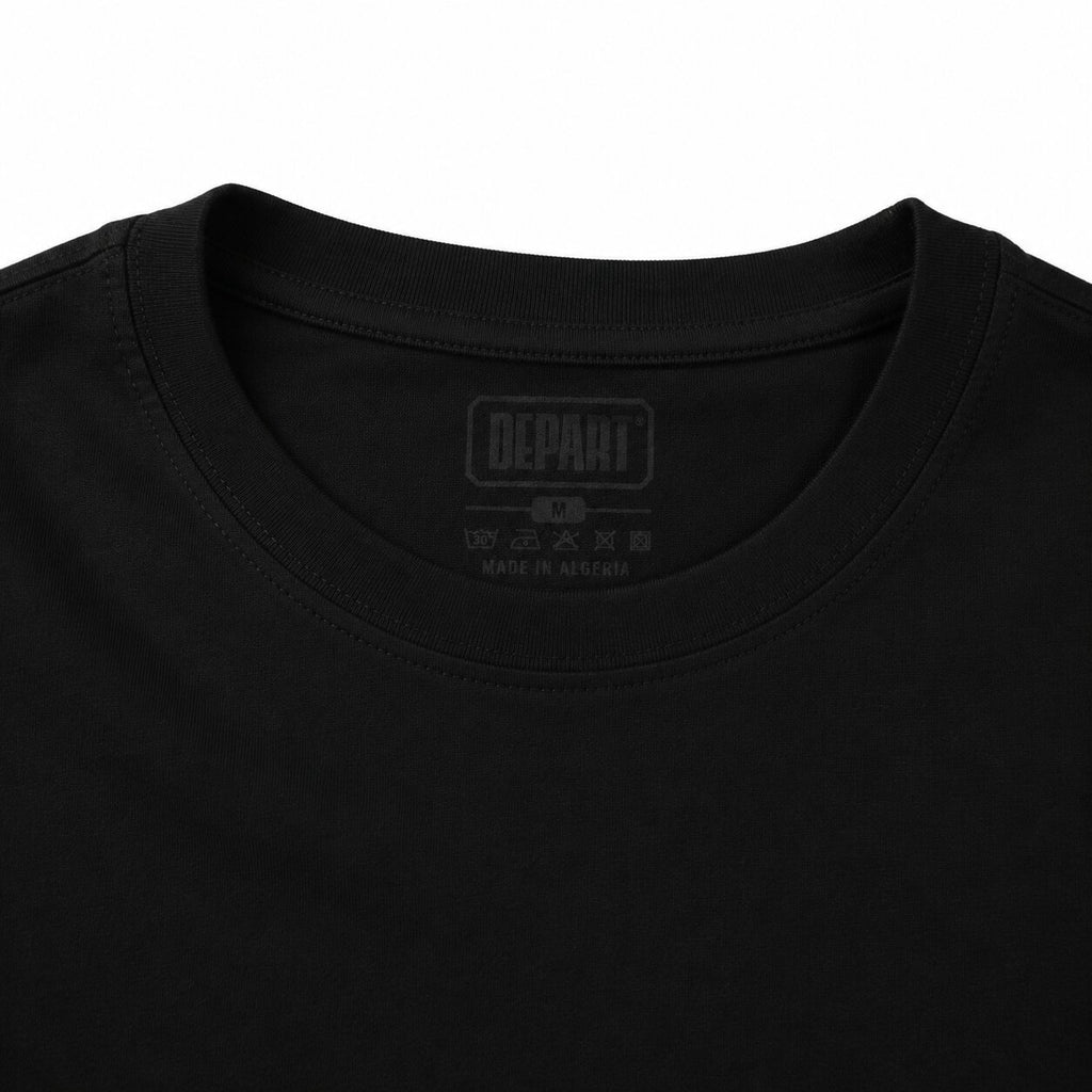 Départ Homme T-shirt Oversize Black