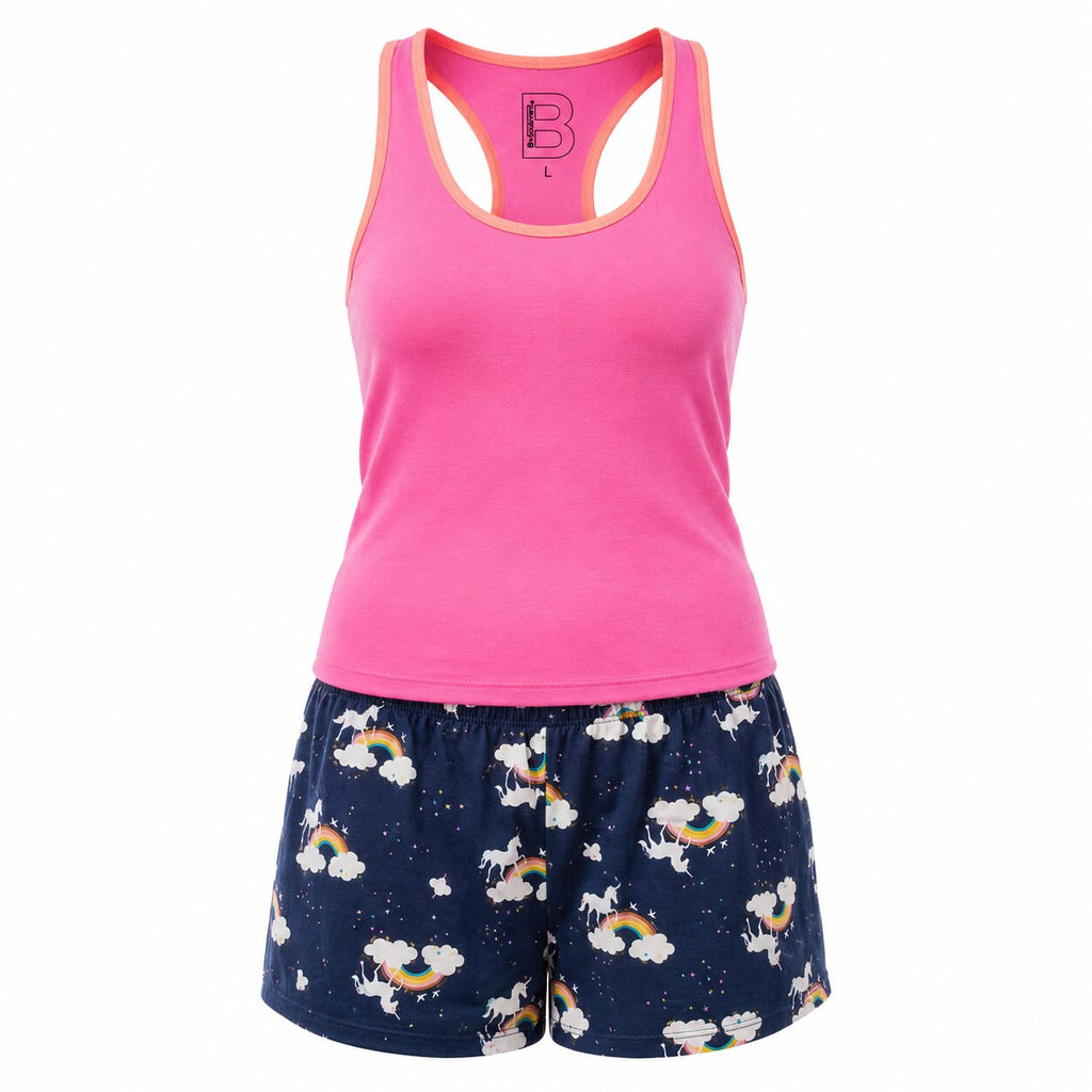 Pyjama d'Été Femme Fushia
