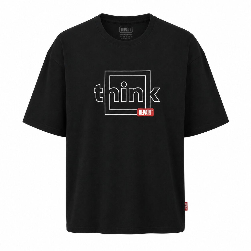 Départ Homme T-shirt Oversize Black