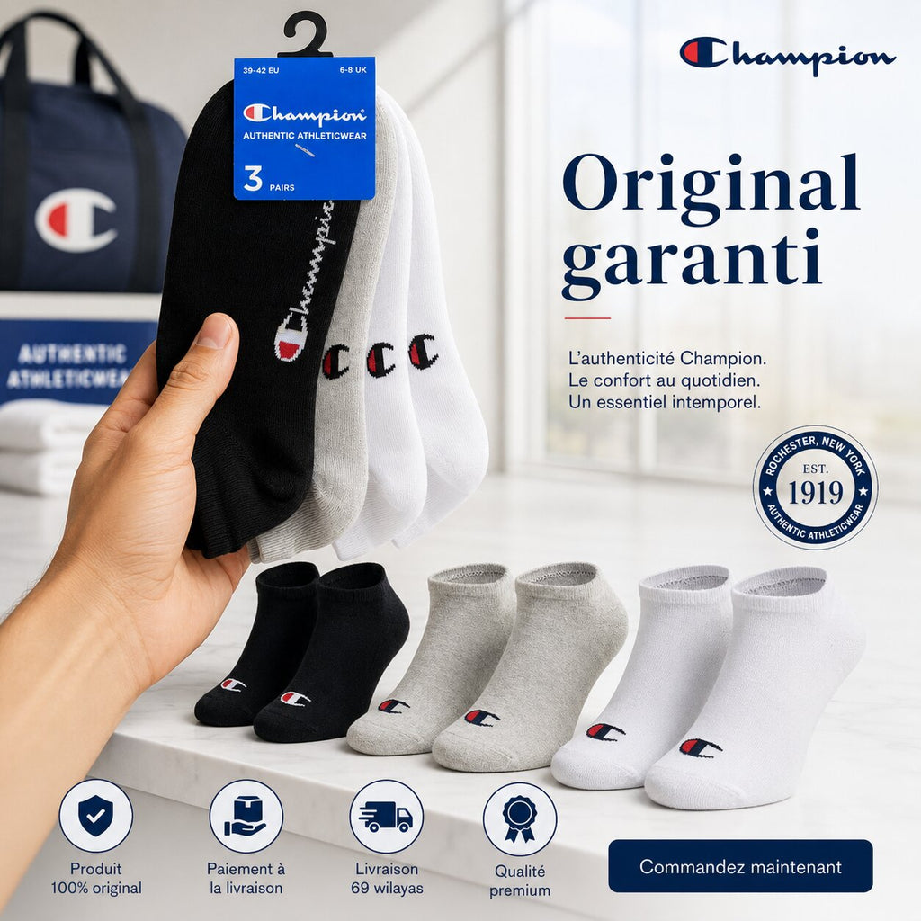Champion 3-Pack Sneaker Socks Multicolor