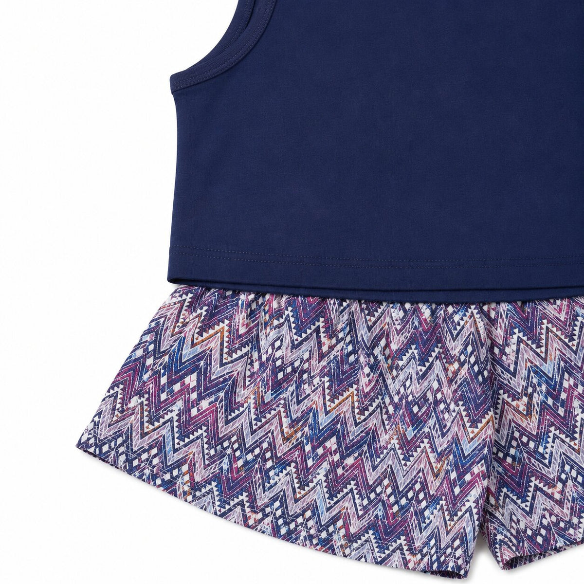 Pyjama d'Été Femme Bleu
