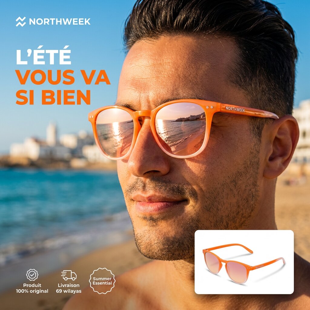 Northweek Gradient Amare Polarized Sunglasses – Rose