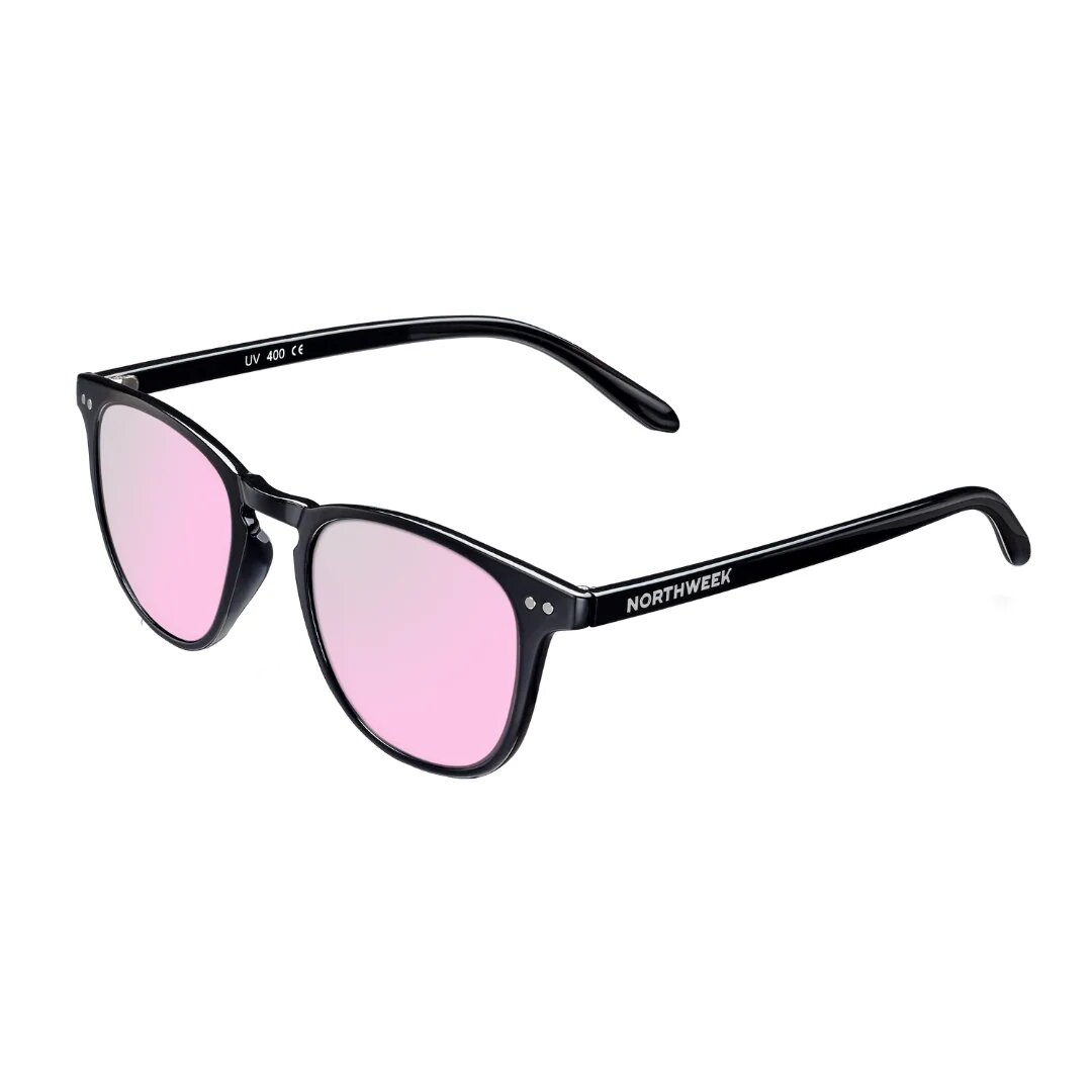Northweek Wall Shine Black – Rose Gold Polarized Sunglasses