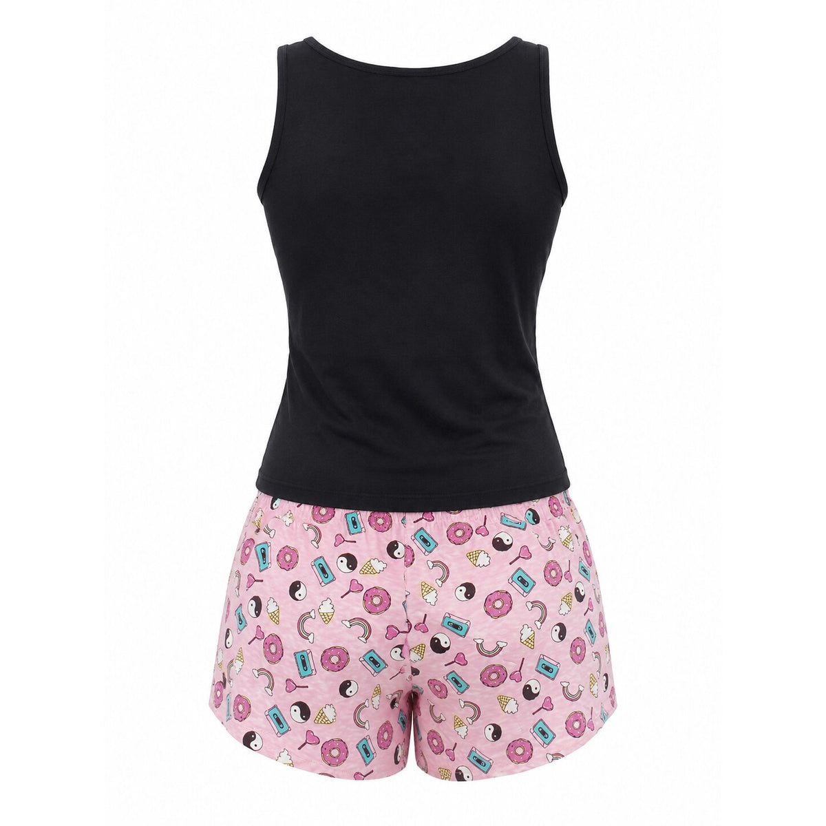 Pyjama d\'Été Femme Noir