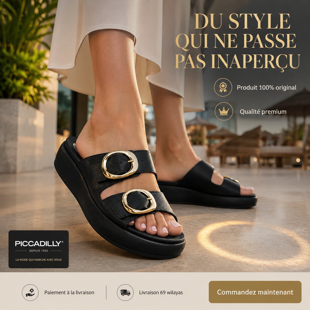 Piccadilly Claquettes Femme