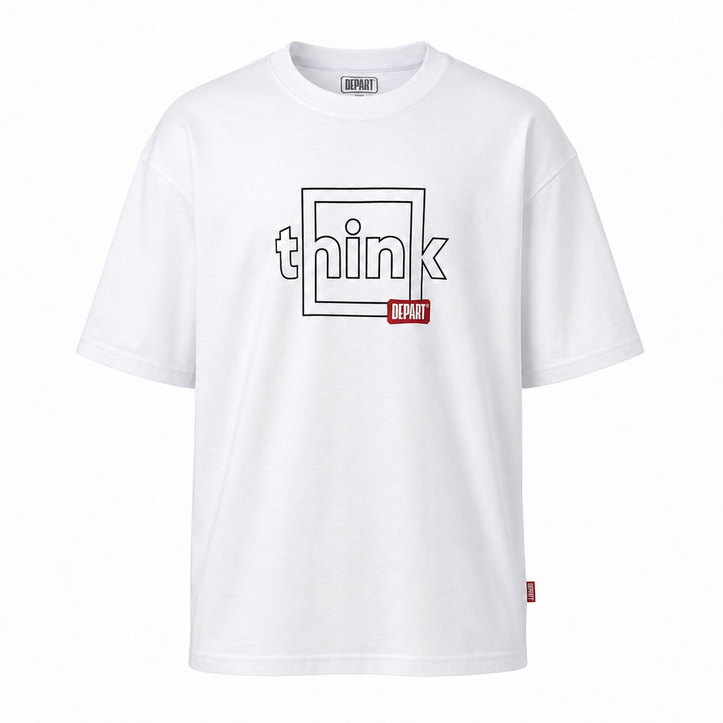Départ Homme T-shirt Oversize Blanc