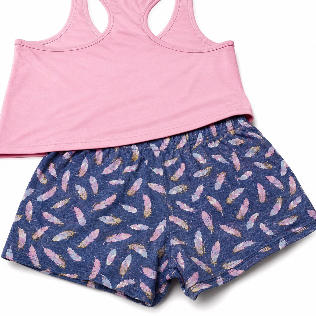 Pyjama d'Été Femme Rose