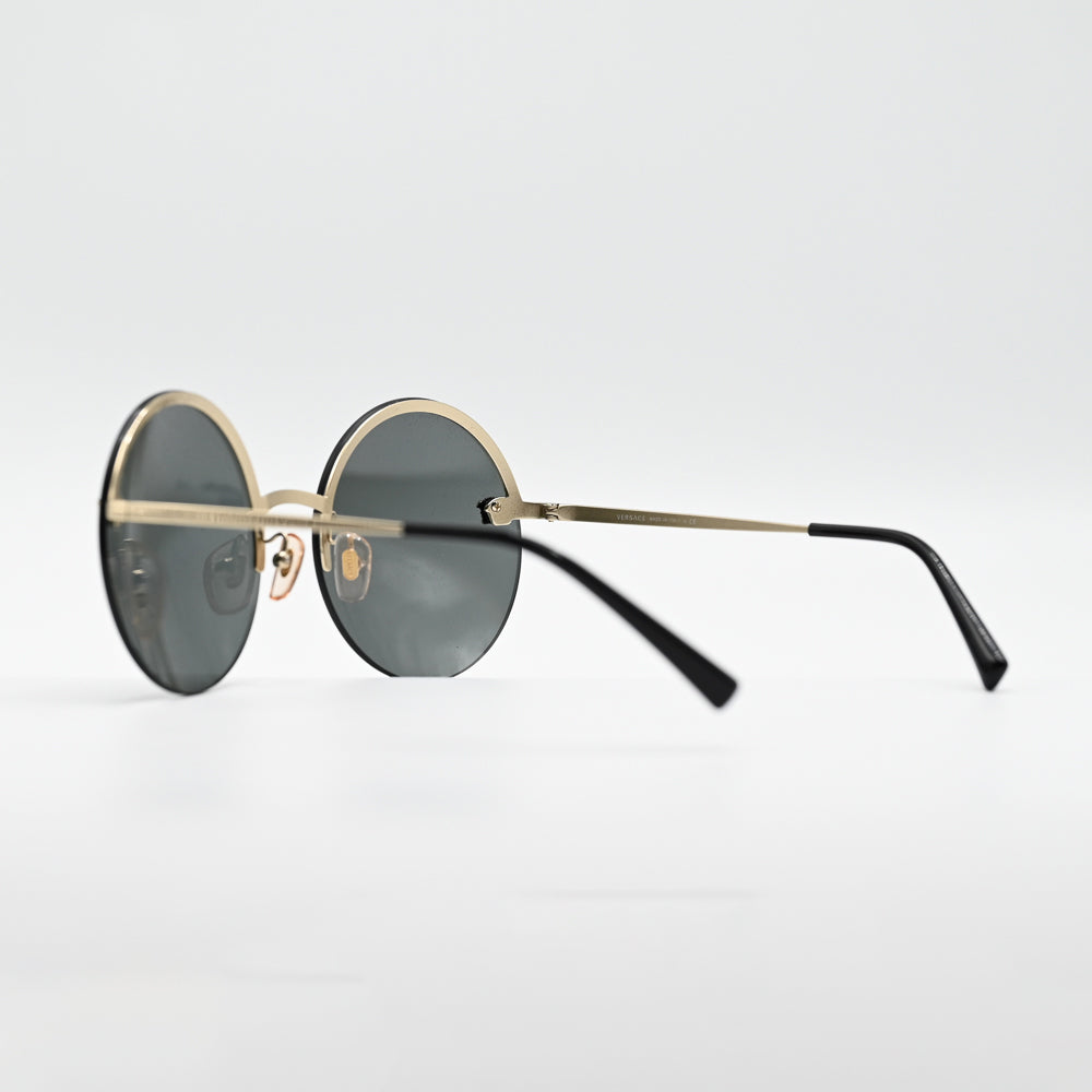 Versace Round Metal Sunglasses VE2176