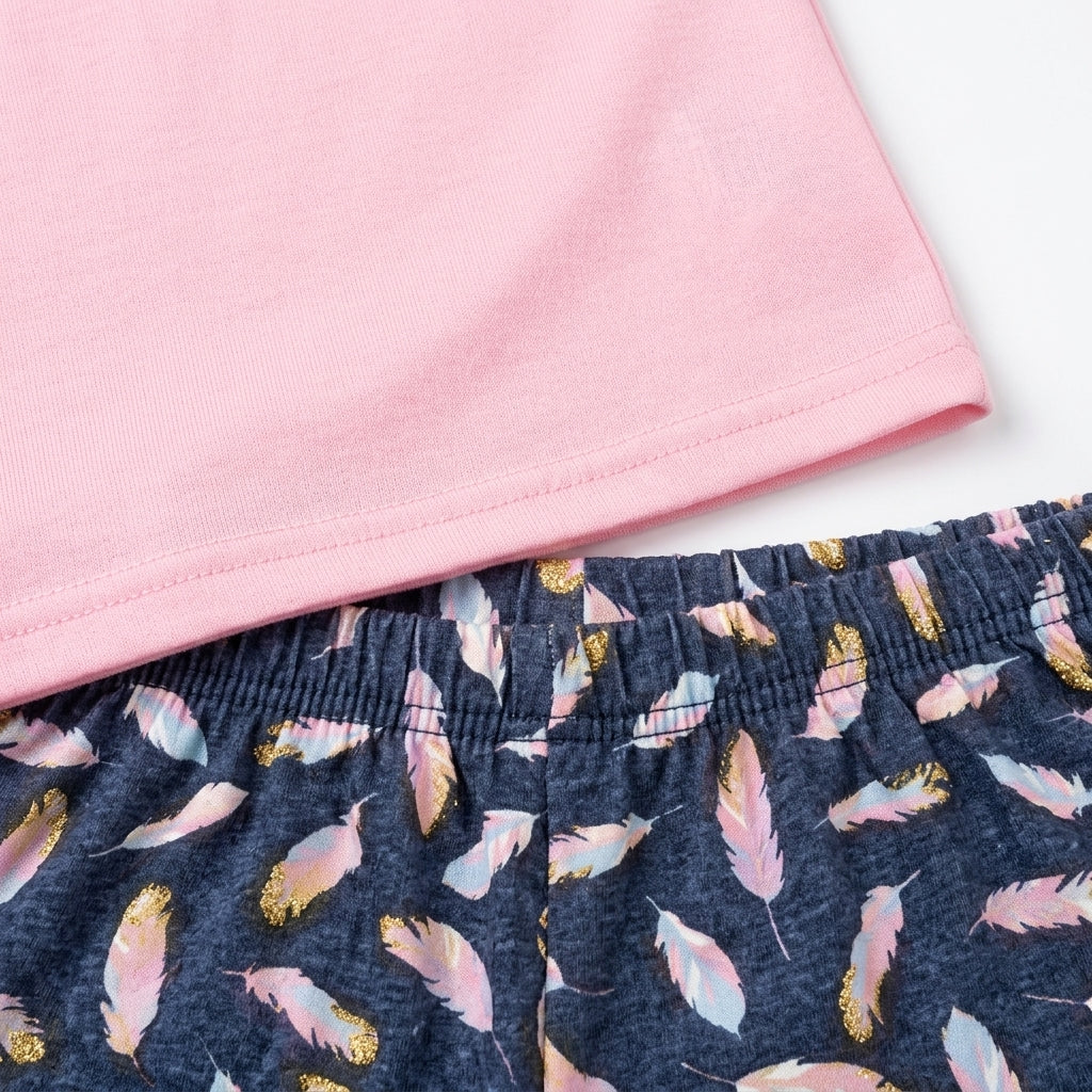 Pyjama d'Été Femme Rose