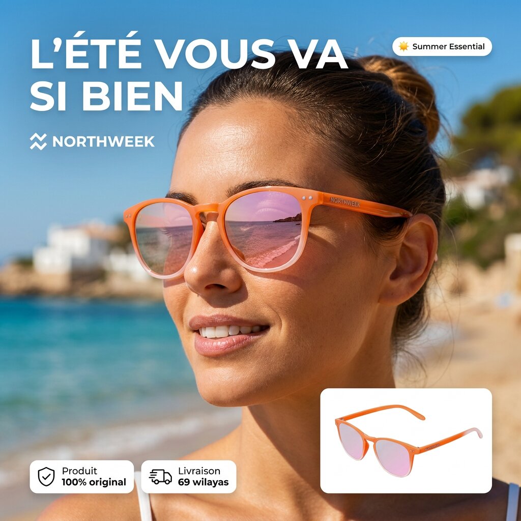 Northweek Gradient Amare Polarized Sunglasses – Rose