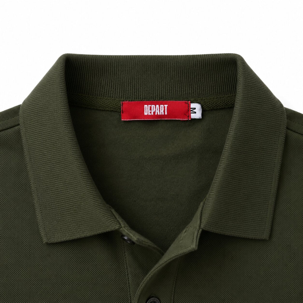 Départ T-shirt Homme Polo-Vert