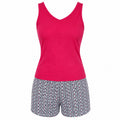 Pyjama d'Été Femme Rose
